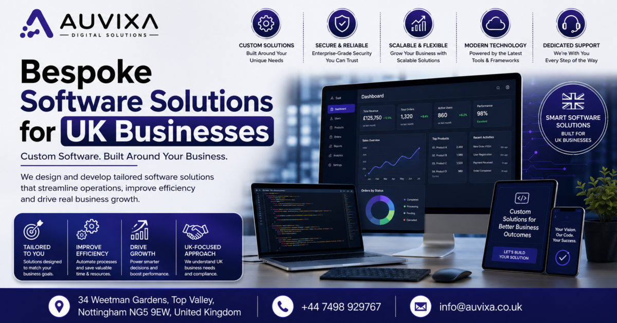Bespoke Software Solutions for UK Businesses