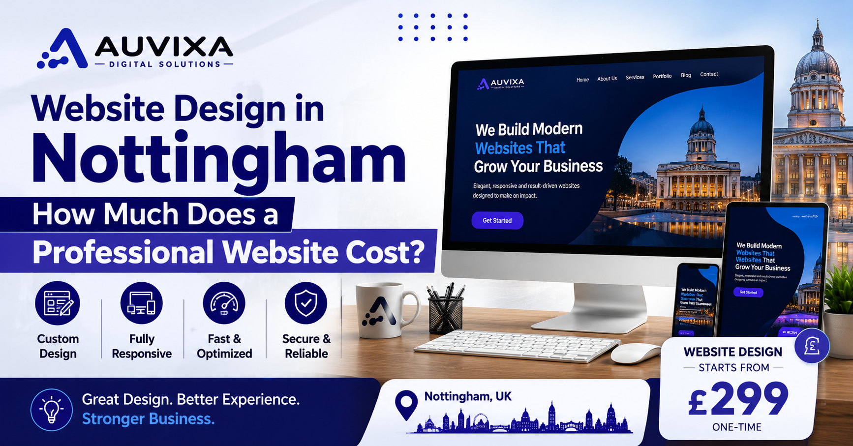 Website Design in Nottingham How Much Does a Professional Website Cost?